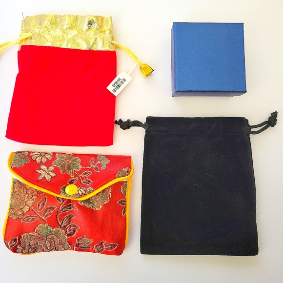 SALE! Clear Faceted Glass Teardrop Shaped,Drop Earrings in Goldtone - Picture 5 of 5